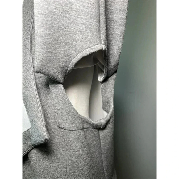 BCBGmaxazria Convertible Detachable Open Jacket Size Small Grey Casual - Picture 9 of 16